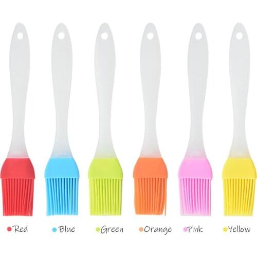 1PCS Silicone Baking Bakeware Bread Cook Brushes Pastry Oil BBQ Basting Brush Tool Kitchen Accessories Gadget Newest Brushes