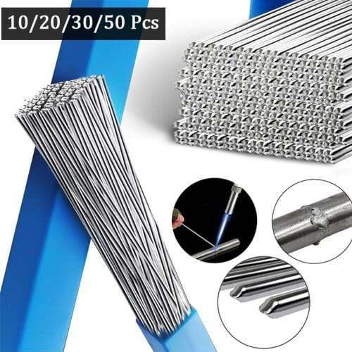 10/20/30/50 No Need Solder Powder Aluminum Welding Rod 1.6/2MM Brazing Low Temperature Aluminum Solder Soldering Rod