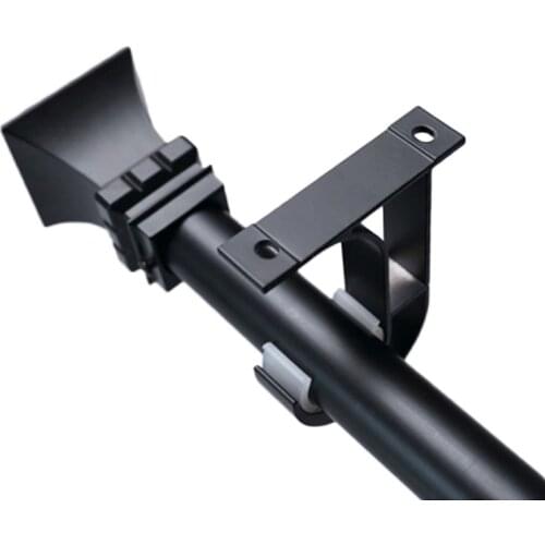 4pcs Iron Curtain Rod Bracket Roof Mounted Window Hardware Holder for Window Decoration Hardware
