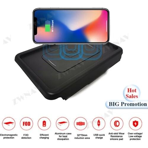 QI Car Wireless Charger Quick Charge For Honda CR-V 2017-2020 for Iphone XR XS X for Huawei P30 P40 Infrared Sensor Phone Holder