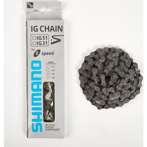 6/7/8 Speed Chains IG51 Bicycle Chain for Mountain Road Bike MTB Chains Part 116 Links Bike Accessories