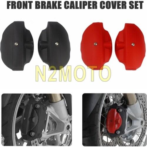 For BMW R1200GS Adventure ADV / LC R1200R / F1200RS / F1200RT / F800R / R NineT / S1000X Red Black Front Brake Caliper Covers