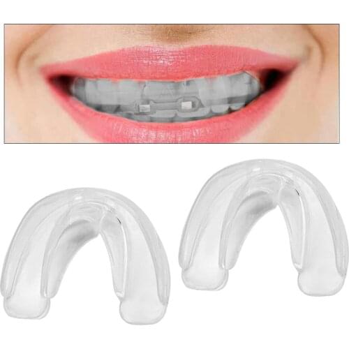 2Pcs Retainer Braces, Adult Teeth Straightening Retainer Appliance, Mouth Guard for Grinding Teeth