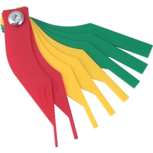 Thickness gauge/Car brake Pad Scale/Measuring Instrument Wear Measuring Brake Pad Feeler Detector Car Accessories Measuring Tool