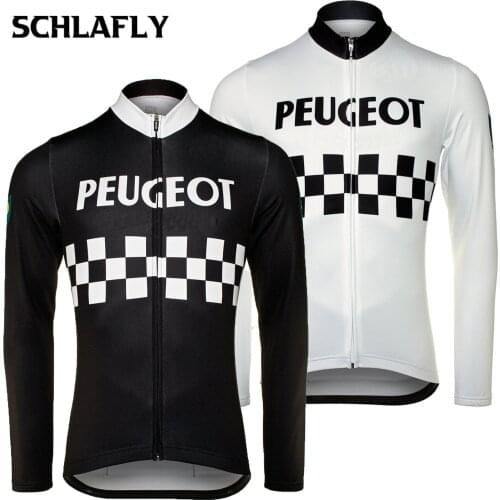 Classic cycling jersery long sleeve retro bike winter fleece & no fleece bicycle Pants Full length cycling Bib tights Schlafly