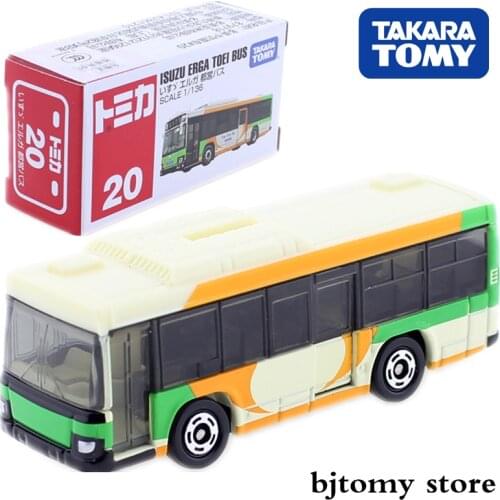 TAKARA Tomy TOMICA No.20 ISUZU ERGA TOEI BUS Model Kit Diecast Miniature Baby Toys Funny Magic Kids Dolls Hot Pop Bauble Mould