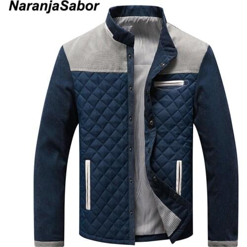 NaranjaSabor New Mens Patchwork Casual Jackets 2020 Spring Autumn Mens Slim Fit Fashion Sportswear Male Baseball Jackets N717