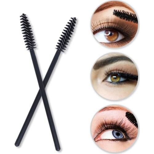 New Disposable Eyebrow Brush Eyelash Extension Mascara Wand Applicator Spooler Eye Lashes Cosmetic Brushes Makeup Tool Wholesale