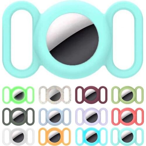 New Pet Silicone Protective Case GPS Finder Dog Cat Collar Loop for Apple Airtags for Apple Locator Tracker Anti-lost Device