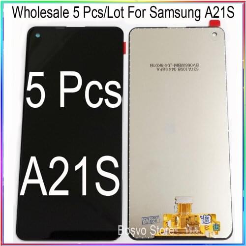 Wholesale 5 Pcs/Lot for Samsung A21S Lcd screen display with touch with frame assembly A217 SM-A217F/DS