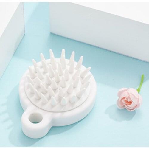 Silicone Head Body Scalp Massage Brush Comb Shampoo Hair Washing Comb Shower Brush Bath Spa Slimming Massage Brush