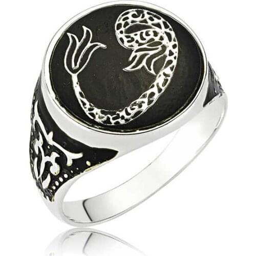 Tevuli 925 Sterling Silver Tulip Vav Male Ring