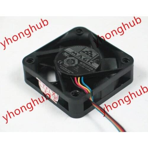 MAGIC MGT5012XR-W15 DC 12V 0.20A 4-wire 50X50X15mm Server Cooling Fan