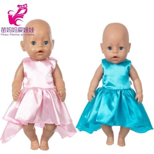18" Girl Dolls Dress For 43cm Baby Doll Wedding Dress Doll Clothes Toys Wears