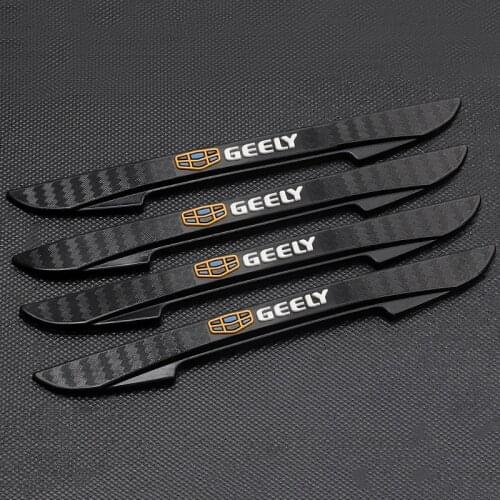 4PCS Car Door Edge Guard Scratch Protector Stickers For Geely Emgrand GS GL X7 EC7 Atlas Coolray Mk Cross Boyue CK2 GC6 Parts LC