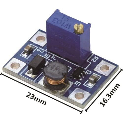5pcs/lot 2-24V to 2-28V 2A DC-DC SX1308 Step-UP Adjustable Power Module Step Up Boost Converter for DIY Kit