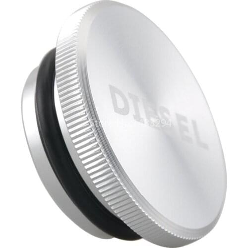 Aluminum Silver Oil Cap Cover Magnetic Diesel Fuel Gas Tank Cap Accessories Fit For Dodge Ram Cummins 2013-2017 Models