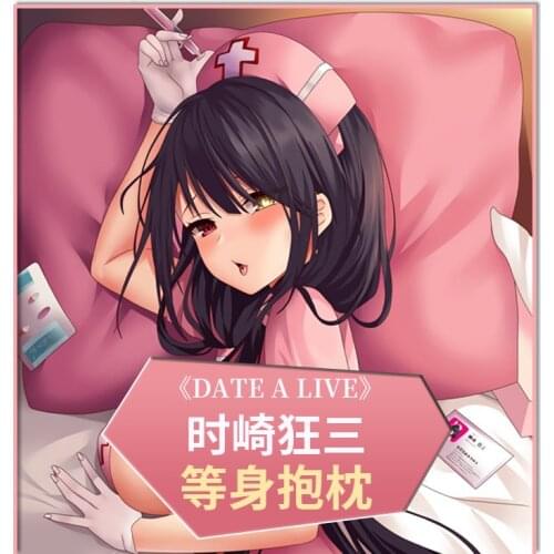 Anime Game DATE A LIVE Tokisaki Kurumi Sexy Dakimakura Hugging Body Pillow Case Cover Game Pillowcase Cushion Bedding Gifts MMS