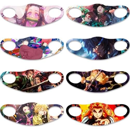 Anime Demon Slayer Kamado Nezuko Kamado Tanjirou Japanese Cartoon Peripheral Dust-proof Warm and Traceless Mask