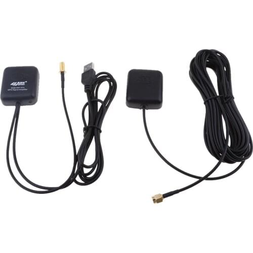 Car GPS Signal Amplifier Booster for Enhance 5M Repeater Receiver + Transmiter for Phone Navigation