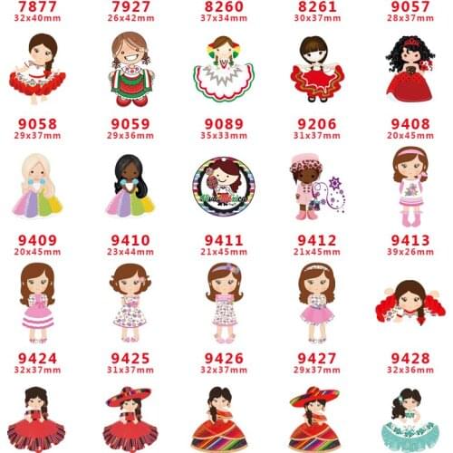 Free shipping 30 pcs cartoon character planar resin PR 7877