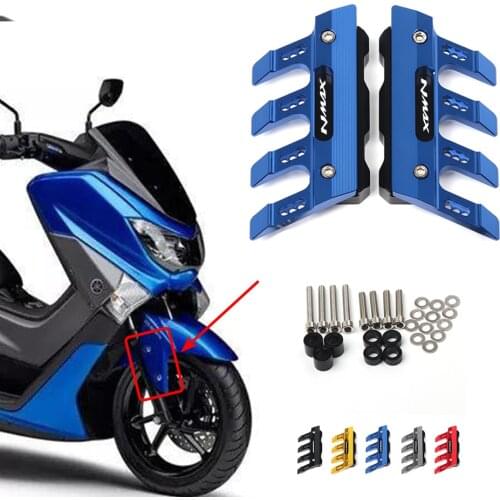 For YMHAHA NMAX155 NMAX125 NMAX 155 125 Motorcycle Mudguard Front Fork Protector Guard Block Front Fender Slider Accessories