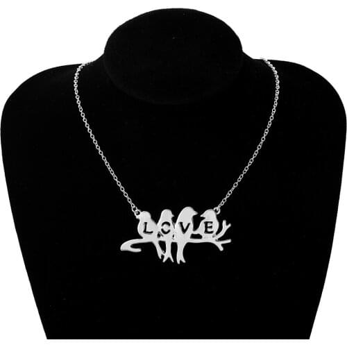 European and American popular bird love pendant, love love lovers pendant gifts friends