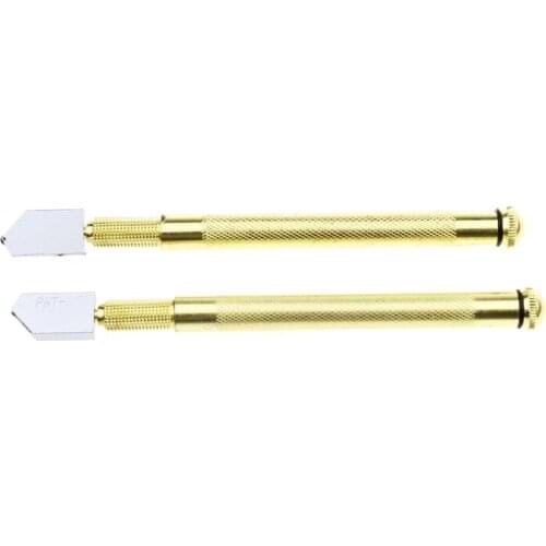 Hot Sell 1pc Professional Oil Filled Tungsten Carbide Bottle Glass Cutter Cutting Wheel Metal Handle Head Toyo Diamond Hand Tool