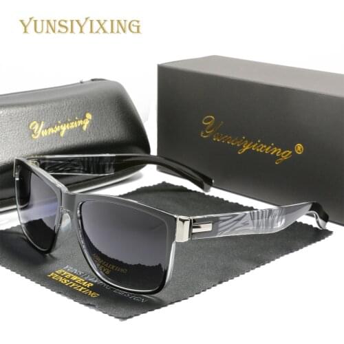 YSYX Men Sunglasses Square Fashion Glasses Polarized UV400 Vintage Men/Women Fishing Eyewear Accessories lunettes de soleil 8851