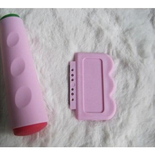 Naill Stamping Templates Nail Tools Duplex Round Head Squishy Soft Seal Filling Nail Stamper Scraper Nail Stamp Plate Kit Tools