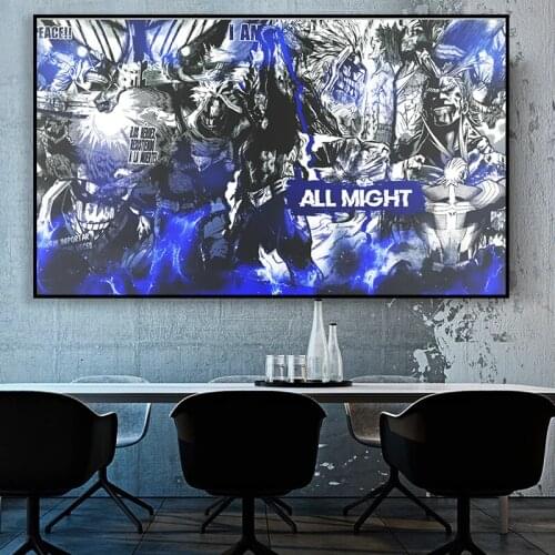 My Hero Academia Anime Manga Wall Art Print Decor Poster,50 x 70 cm,No Frame