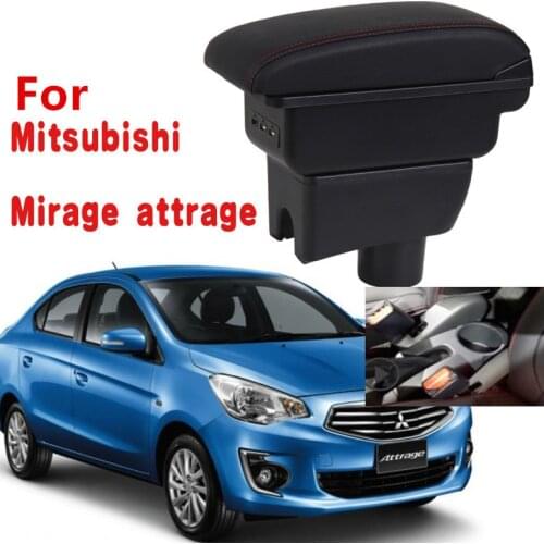 For mitsubishi Attrage Mirage Space Star armrest box central Store content box products interior Armrest Storage accessories