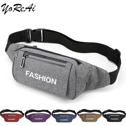 YoReAi Women Belt Bag 2021 Waist Packs Men Fanny Pack Fashion Men Bum Bag Colorful Travel Belt Moblie Phone Zipper Pouch Package