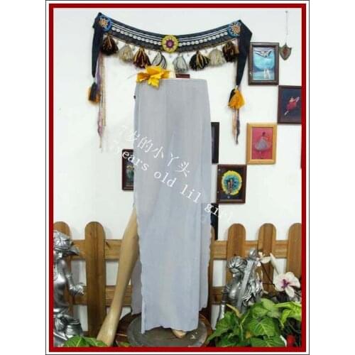 Transparent Thin Skirt With Open Slit Belly Dance CX62