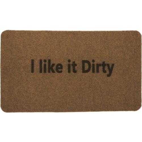 I Like It Dirty Custom Made Rubber Doormat Entrance Floor Mat Funny Door Mat Indoor Outdoor Decorative Doormat Welcome Mat
