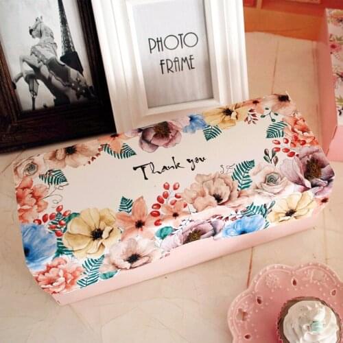 Pink roll cake box Swiss roll bakery package box cupcake packaging boxes cookie candy biscuit dessert packing favors supply