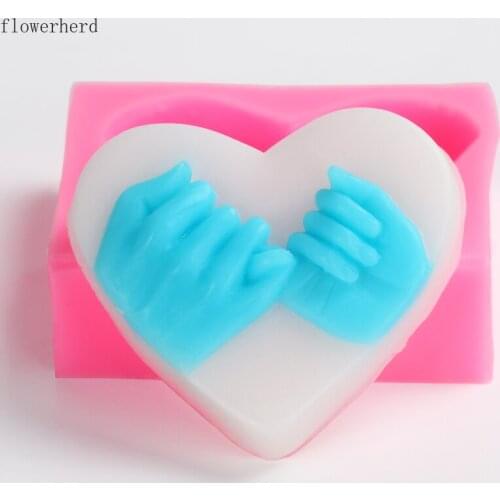 Handmade Soap Silicone Mold Soap Making Kit Single Hole Heart-shaped Mold Cake Decoration Accessories Fondant Cake Mold