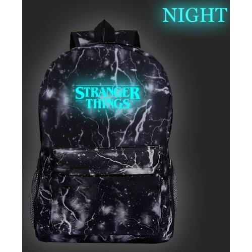 Beautiful Stranger Things Luminous Backpack Boys Girls School Rucksack Fashion New Pattern Teens Men Women Travel Mochila