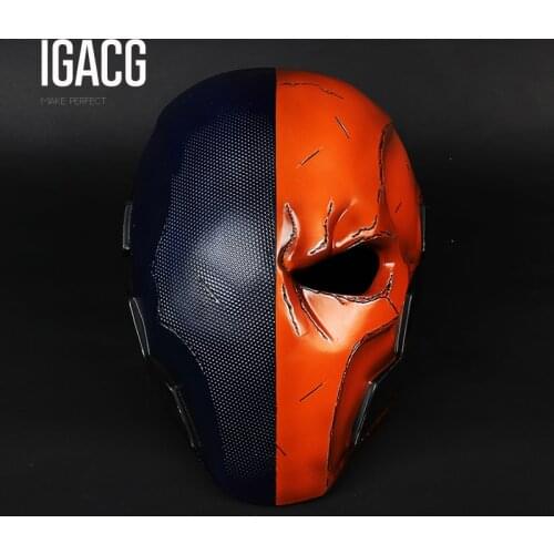 FRP Type!!! IGACG Deathstroke Mask Terminator Helmet Slade Joseph Wilson Deathstroke Cosplay Masks Costume Props