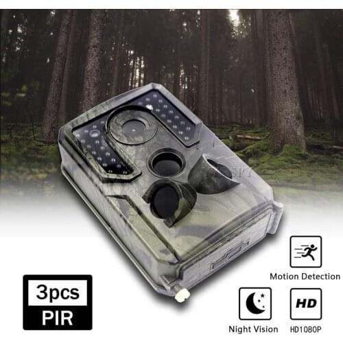 Smart Hunting Camera 1080P Wild Camara Caza Infrared Night Vision Kamera Anti Spy Camcorder Hunter Photo Surveillance Trail Cam