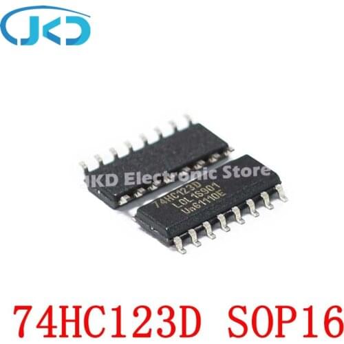 10pcs 74HC123DR 74HC123D 74HC123 SOP-14 New IC
