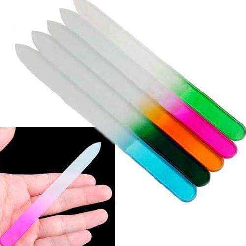 2 Pcs Pro Nail Art Tips Polish UV Gel Glass File Buffing Manicure Tool for Nail Art DIY Nail File PolishingTool forManicure Nail