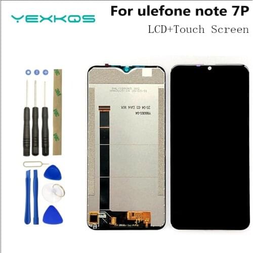 6.1inch For Ulefone Note 7 7P LCD Display + Touch Screen Digitizer Assembly Replacement 100% Tested For Ulefone Note7 S11 +Tools