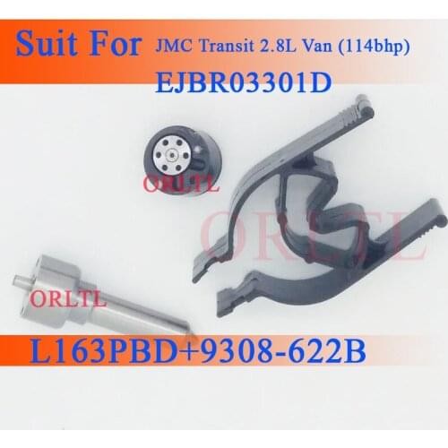 7135-625 Common Rail Injector Repair Kits L 163 PBA And L163PRD Valve Replacement 28239295 28278897 For EJBR03301D