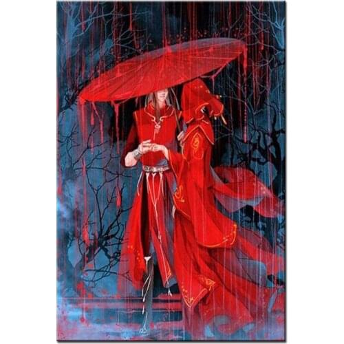 Diamond Painting Tian Guan Ci Fu Full,Square,Round Diamond Embroidery Art Diamond Mosaic Anime Romantic Love,First sight Gift