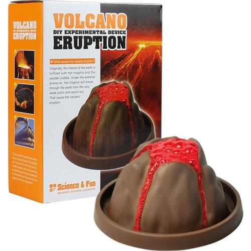 Volcano Eruption Toys Kids Educational Volcano Making Physical Chemical Experiment Toy M09