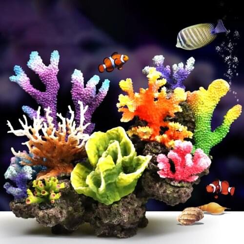 DW Aquarium Simulation Coral Starfish Aquarium Miniature Garden Micro Moss Landscape DIY Fish Culture Aquarium Accessories