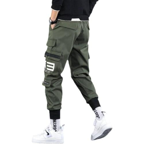 Jogger Cargo Pants Men Fashion Casual Military Green Outdoor Streetwear Hip Hop Harem Loose Korean Style Tactical Male Trousers