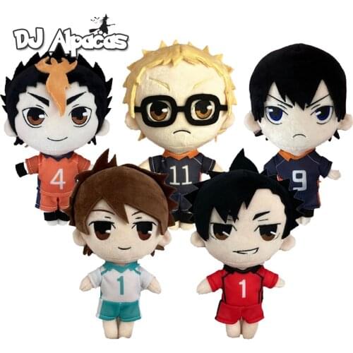 Haikyuu Amine Plush Toy Hinata Syouyou Tsukishima Kei Oikawa Tooru Cute Cosplay Action Stuffed Doll Toys for Birthday Gifts