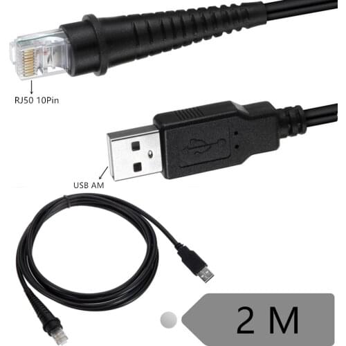 ERE 6FT USB to RJ50 Cable for Honeywell Metrologic BarCode Scanners MS5145, MS7120, MS9540, MS7180, MS1690, MS9590, MS9520